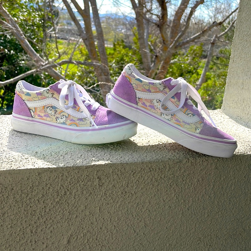 Kids glow-in-the-dark Unicorn Old Skool Vans